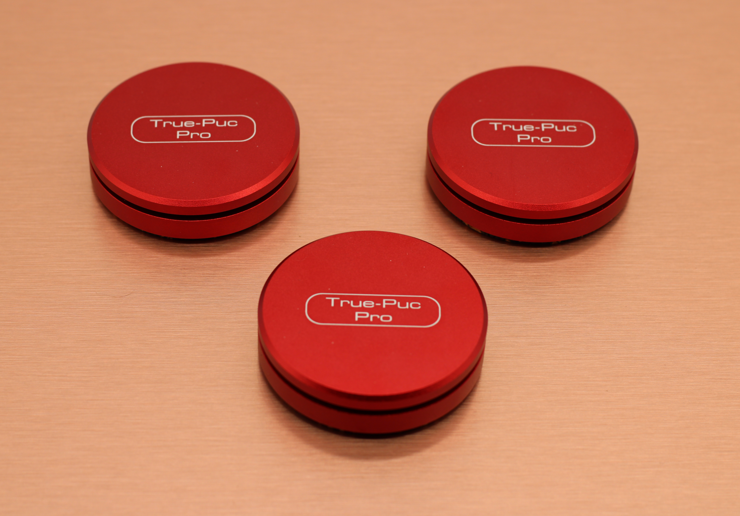 True-Puc Pro 3 Brushed Copper Background PNG