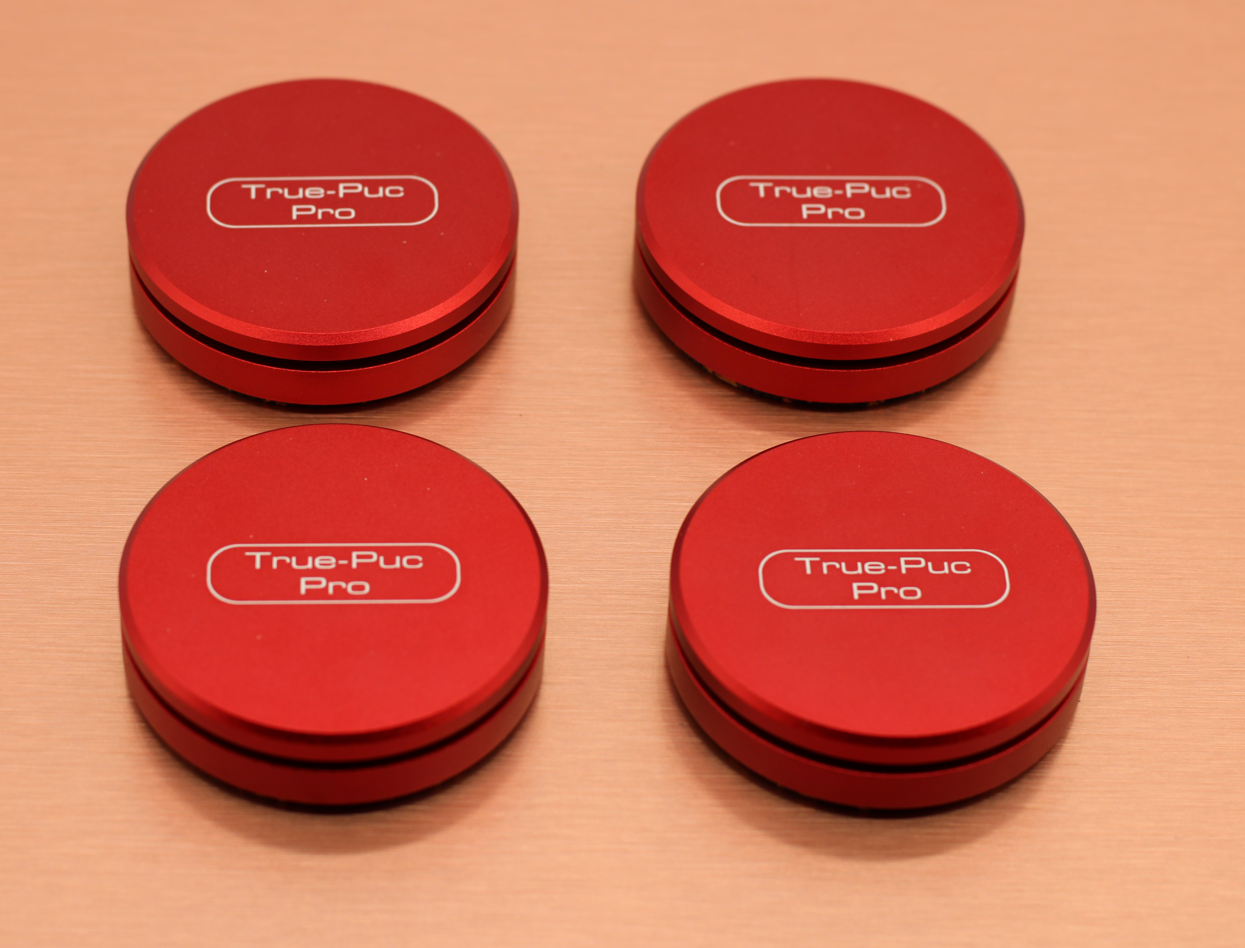 True-Puc Pro 4 Brushed Copper Background PNG